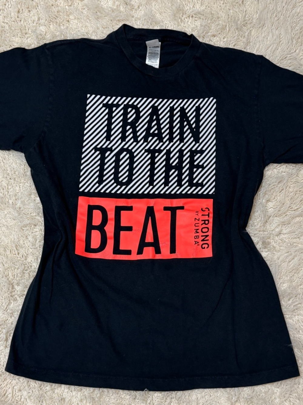 STRONG by Zumba "Train to the Beat" Black Tee-unisex